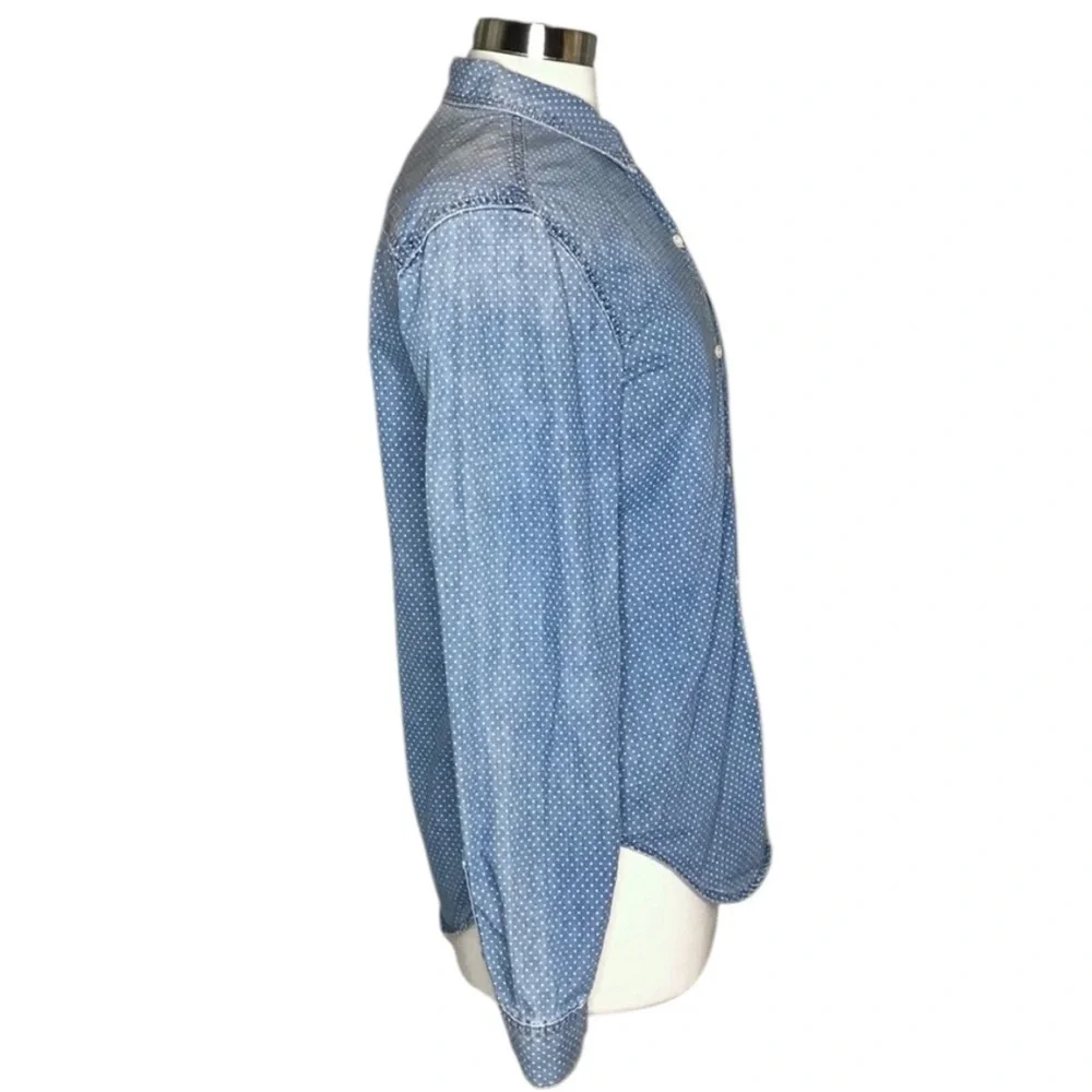 Gap Icon M Boy shirt polka dot denim